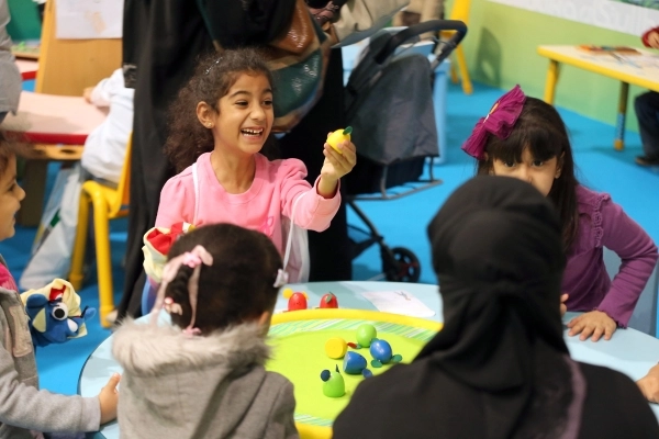 طالبات في إحدى رياض الأطفال (مكة)