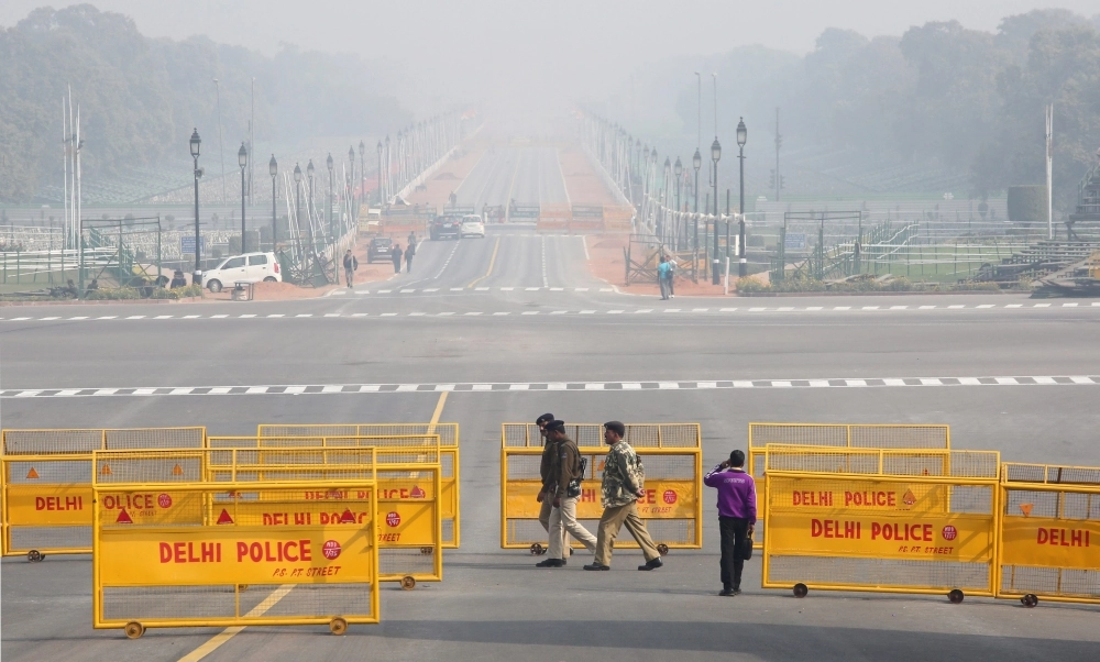 تدابير أمنية في نيودلهي مع اقتراب يوم الجمهورية (إ ب أ)