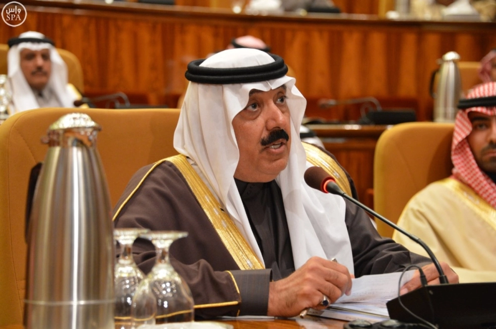 متعب بن عبدالله أثناء مداخلته (واس) 