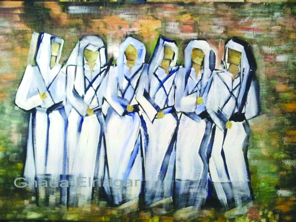 من أعمال الفنانة 