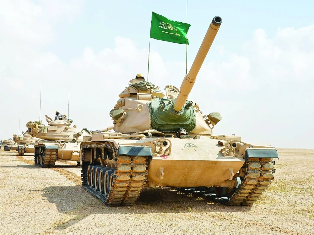 جانب من انطلاق مناورات رعد الشمال         (واس)