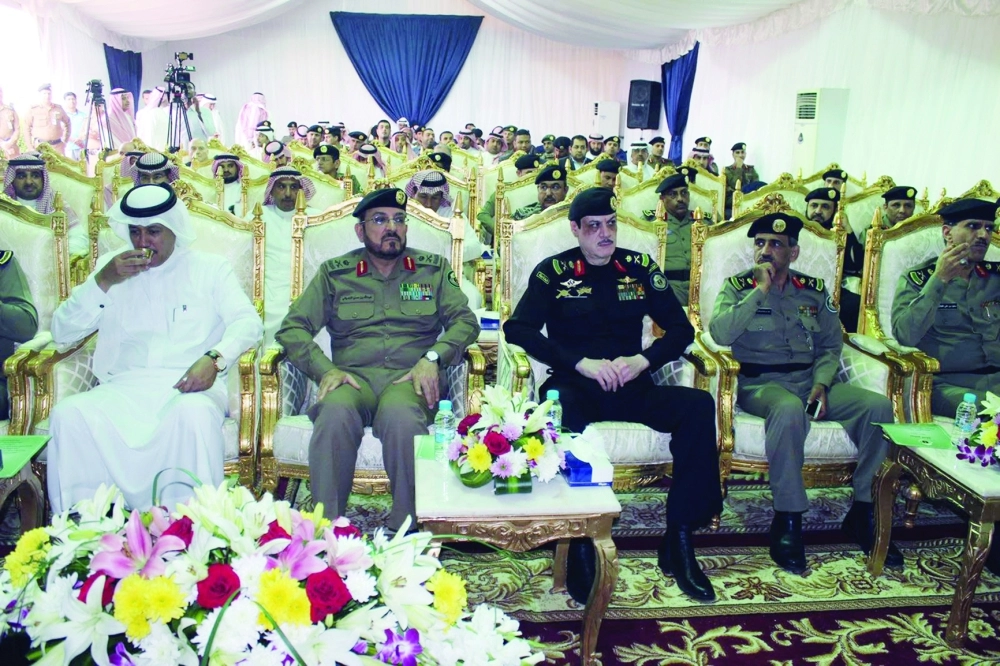 عبدالله الزهراني خلال حفل التدشين        (مكة)