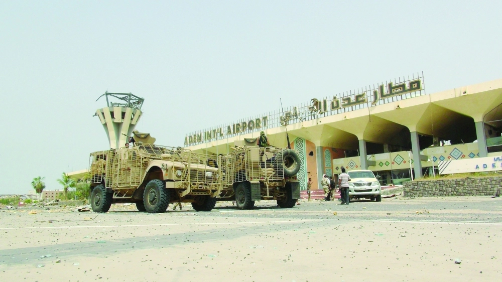 إعادة افتتاح مطار عدن 