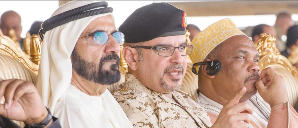 محمد بن راشد وسلمان بن حمد وإكليل ظنين