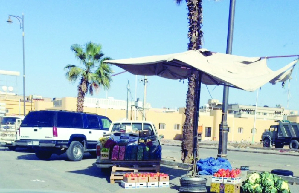 خضراوات وفواكه تحت أشعة الشمس       (مكة)