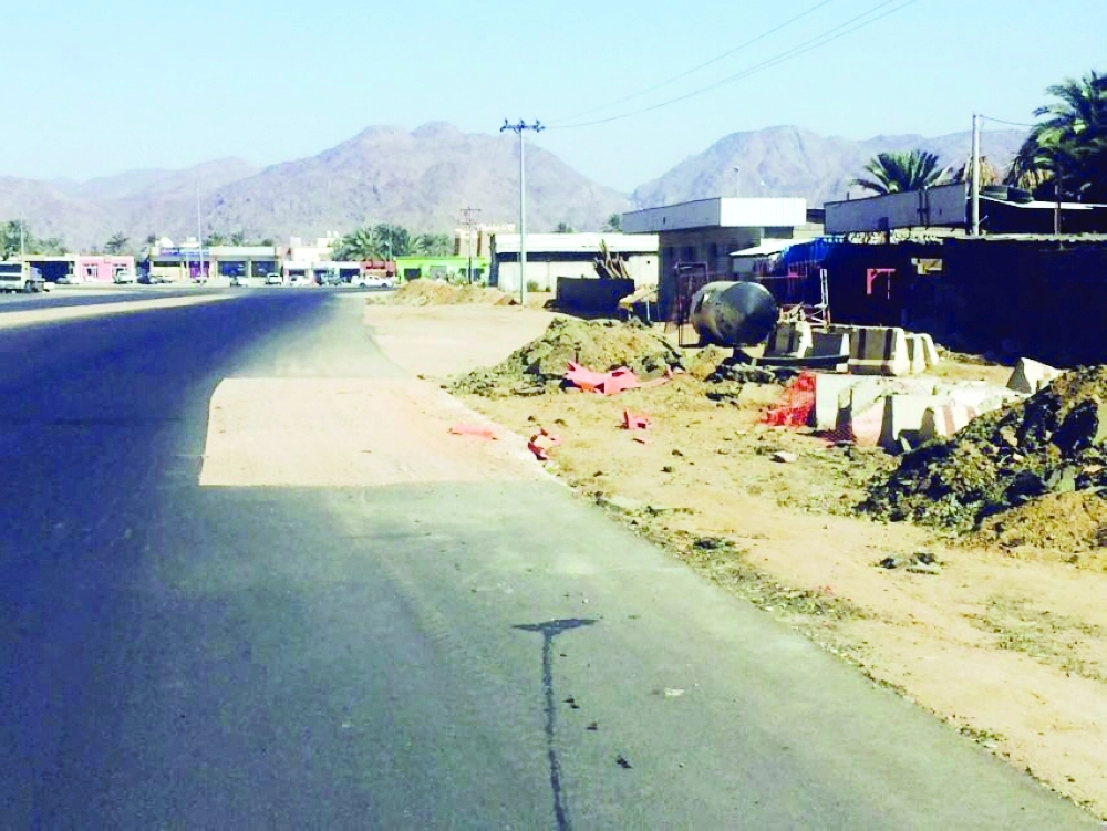  الطريق كما يبدو دون خدمات                                    (مكة)