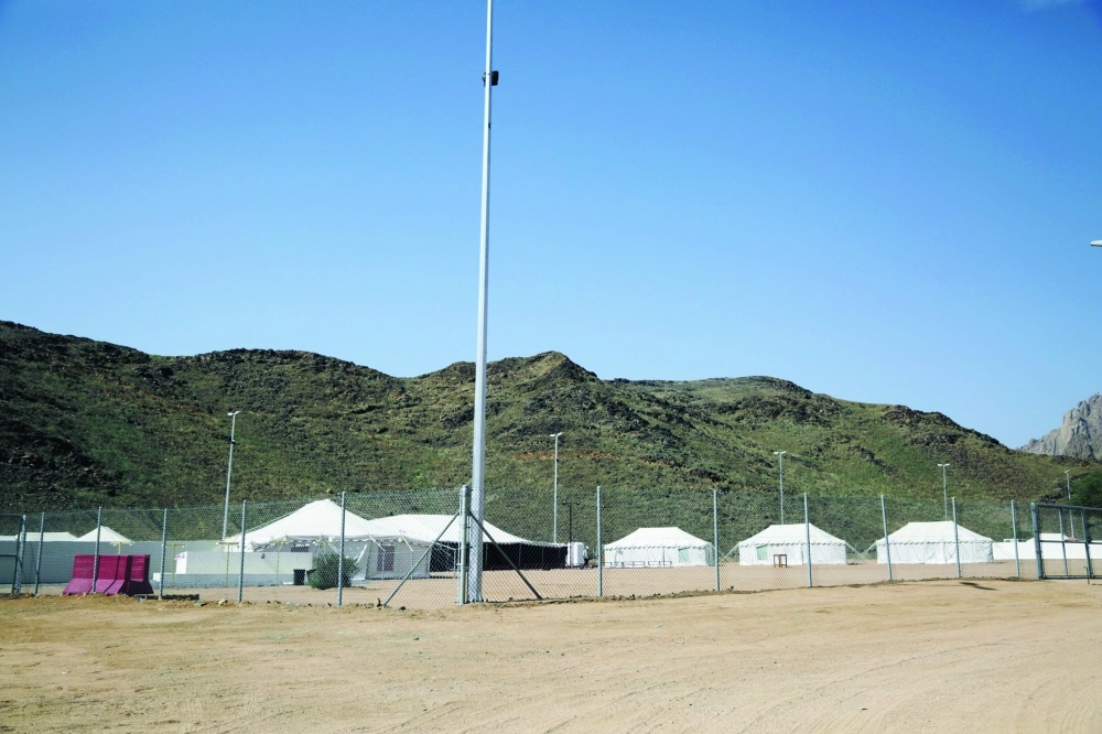 المساحة المسورة والمخصصة للهيئة                     (محمد عبداللطيف)