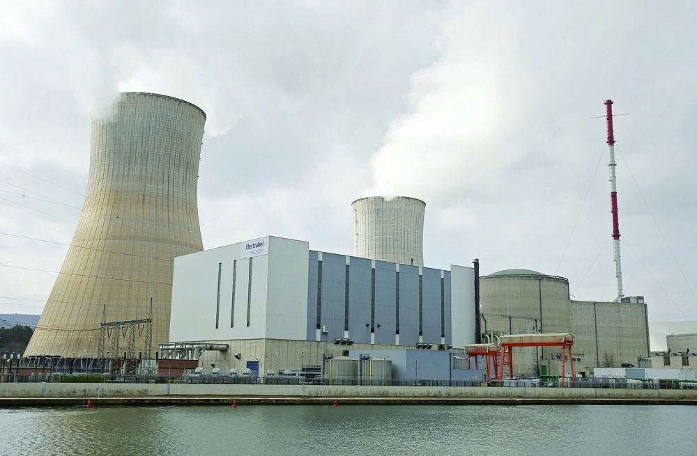 محطة طاقة نووية رئيسية في بلجيكا ( رويترز)