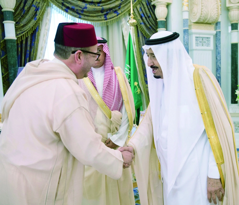 الملك سلمان مستقبلا فؤاد عالي الهمة  