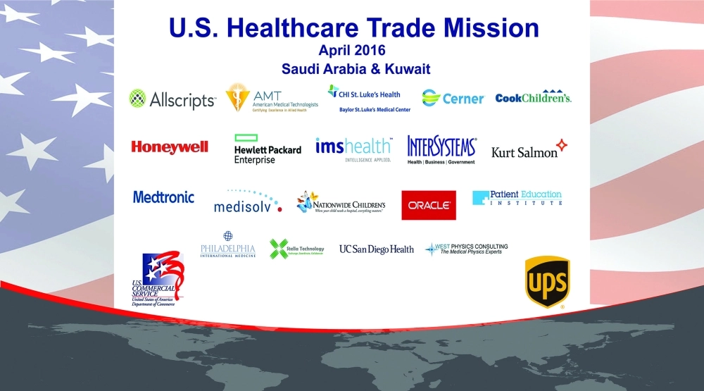 شعارات الشركات الأمريكية المشاركة بالزيارة                             (مكة)