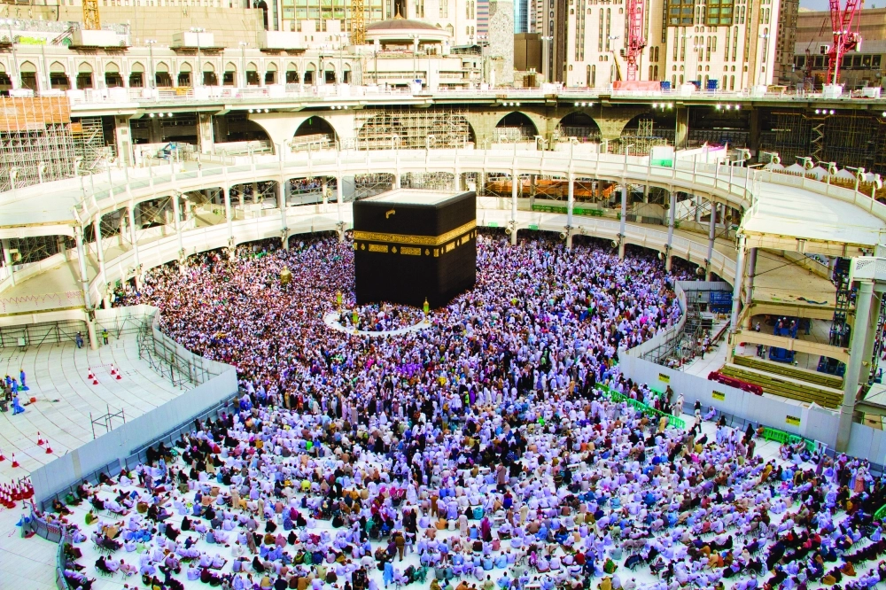 المطاف الموقت بعد أعمال الإزالة             (أنس الحارثي)