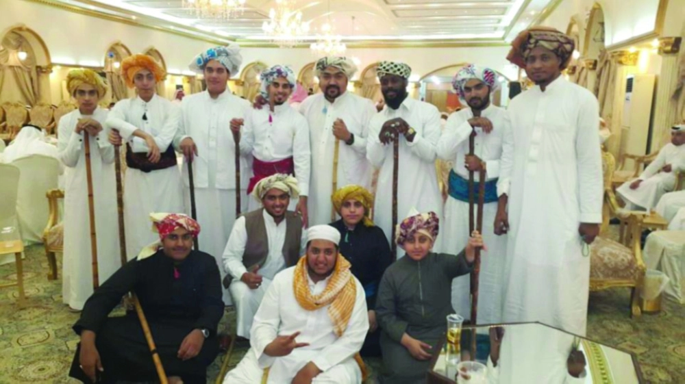 شباب مكة في احدى المناسبات