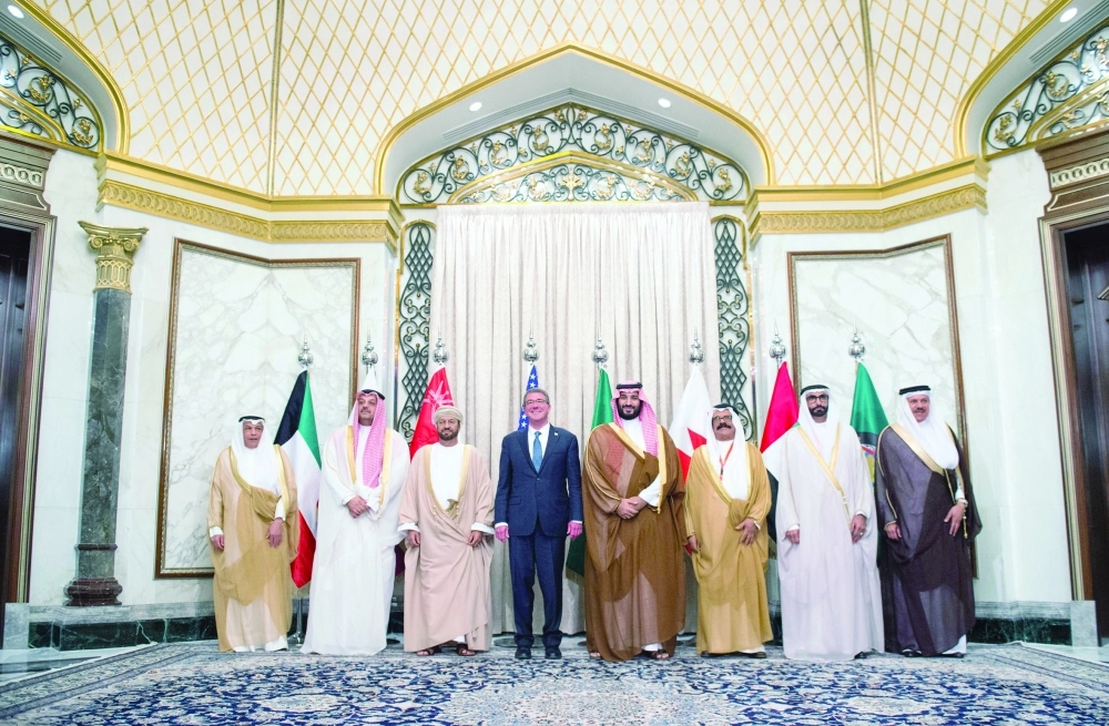  وزراء الدفاع الخليجيون ووزير الدفاع الأمريكي قبيل اجتماعهم بالرياض       (واس) 