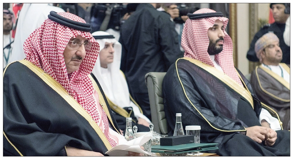 ولي العهد وولي ولي العهد في قمة الخليج والمغرب (بندر الجلعود)