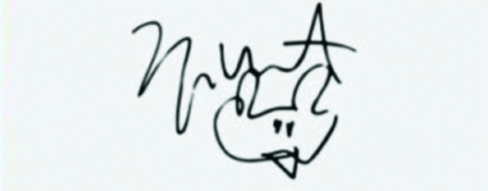 توقيع المغني كاين ويست 