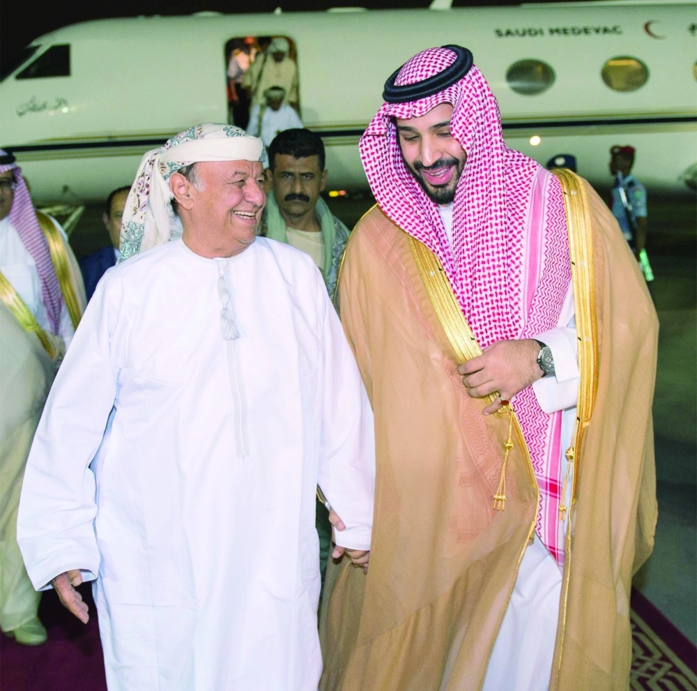 .. وخلال استقبال سابق للرئيس اليمني