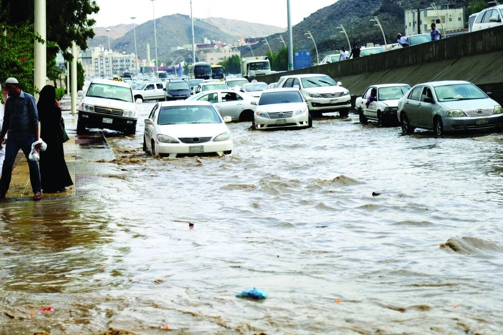ربكة مرورية جراء أمطار أمس                 (أحمد جابر)