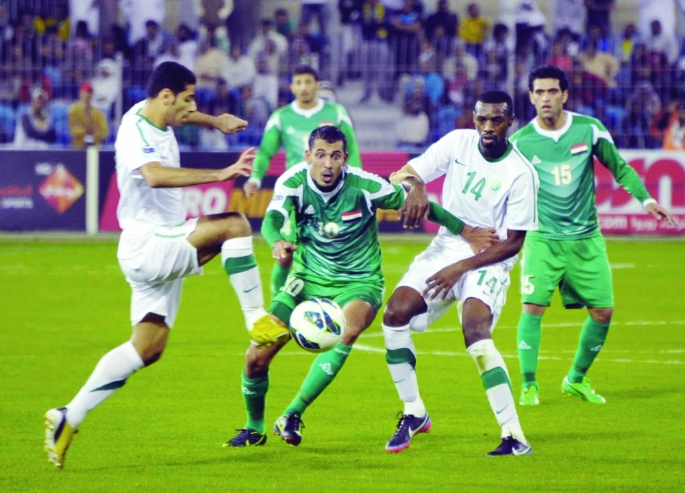 مواجهة سابقة بين السعودية والعراق                                                 