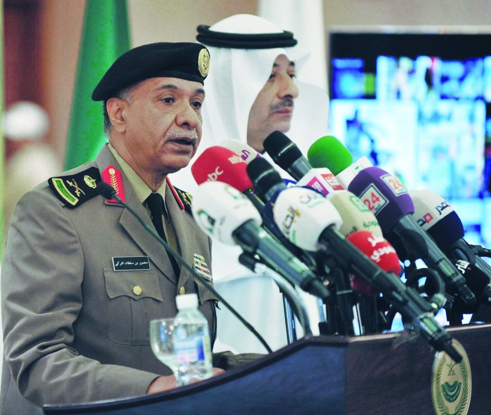 التركي وعطية خلال المؤتمر                    (محمد مشهور)