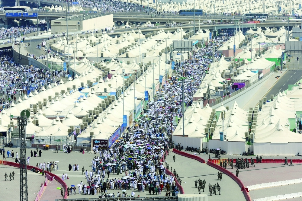 مشعر منى خلال موسم الحج الماضي        (مكة)