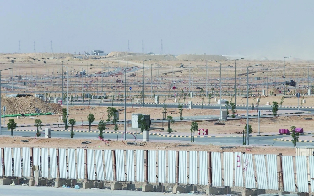 مشروع إسكان مطار الرياض كما بدا أمس                  (محمد مشهور)