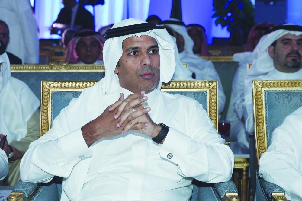 العمودي خلال حفل ميناء جدة أمس   (ثامر الفرج)