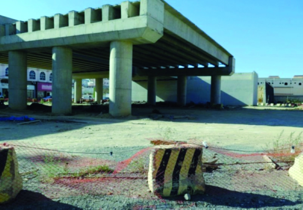 أحد المشاريع المتعثرة في المنطقة  