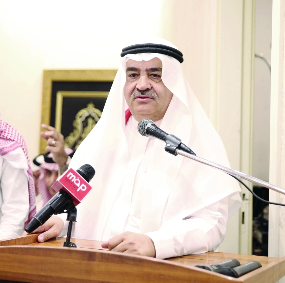 جمال تونسي لحظة إلقاء كلمته