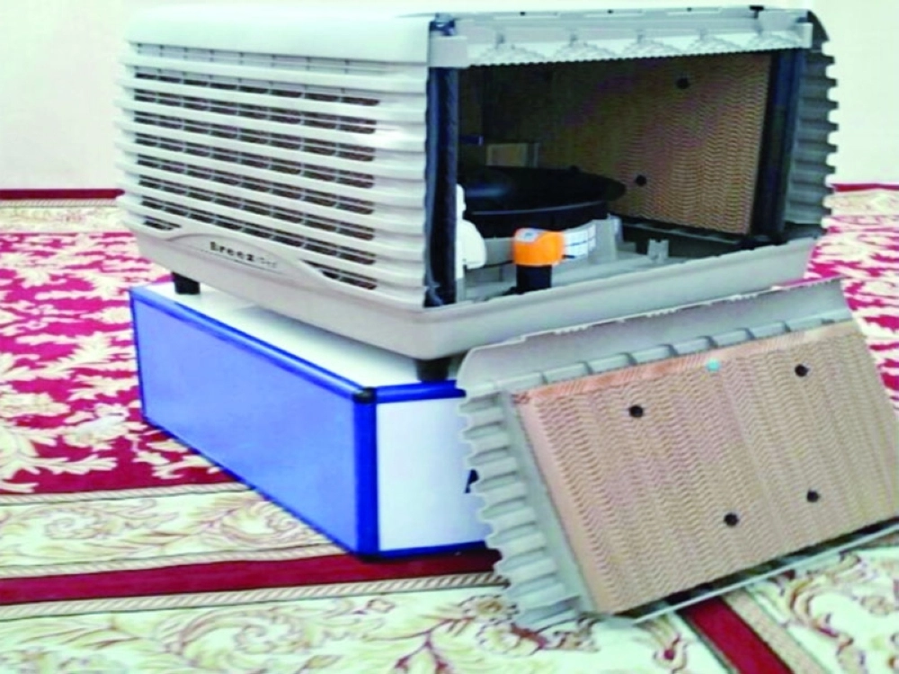 النموذج الجديد المطور لمكيفات مخيمات منى (أحمد جابر)