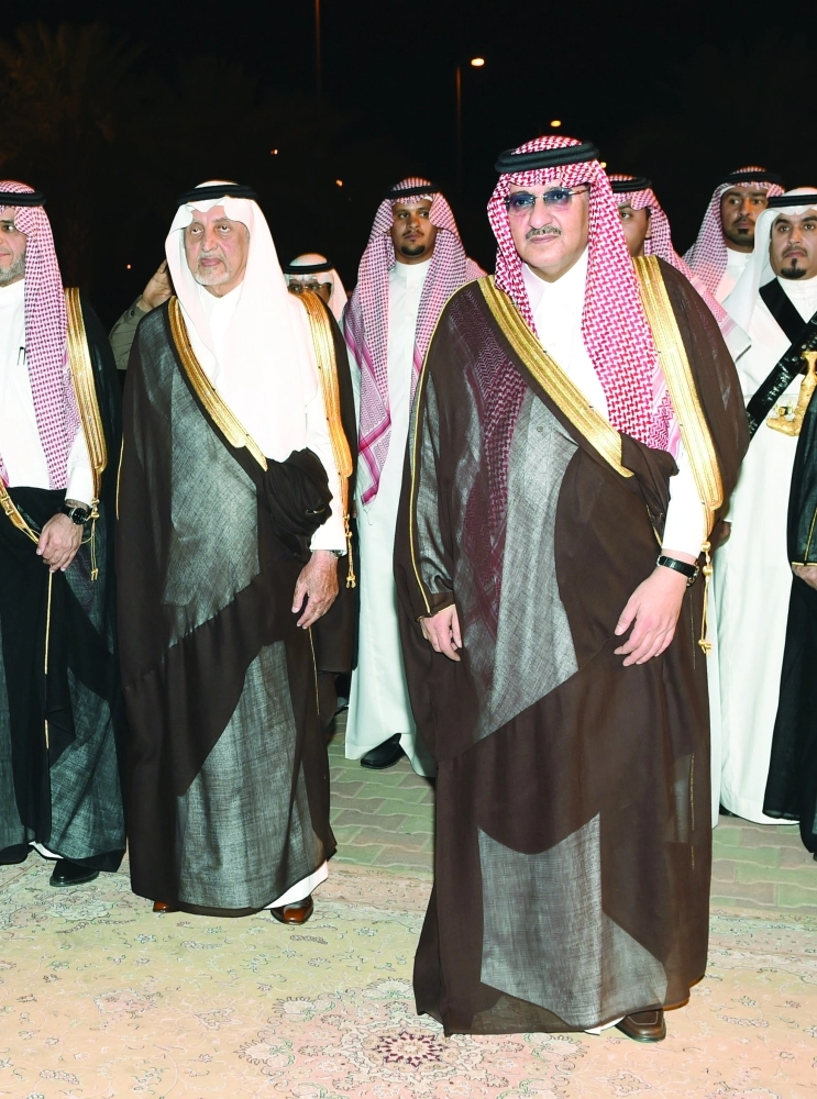 ..ولدي وصوله لمقر الحفل وفي استقباله أمير مكة 