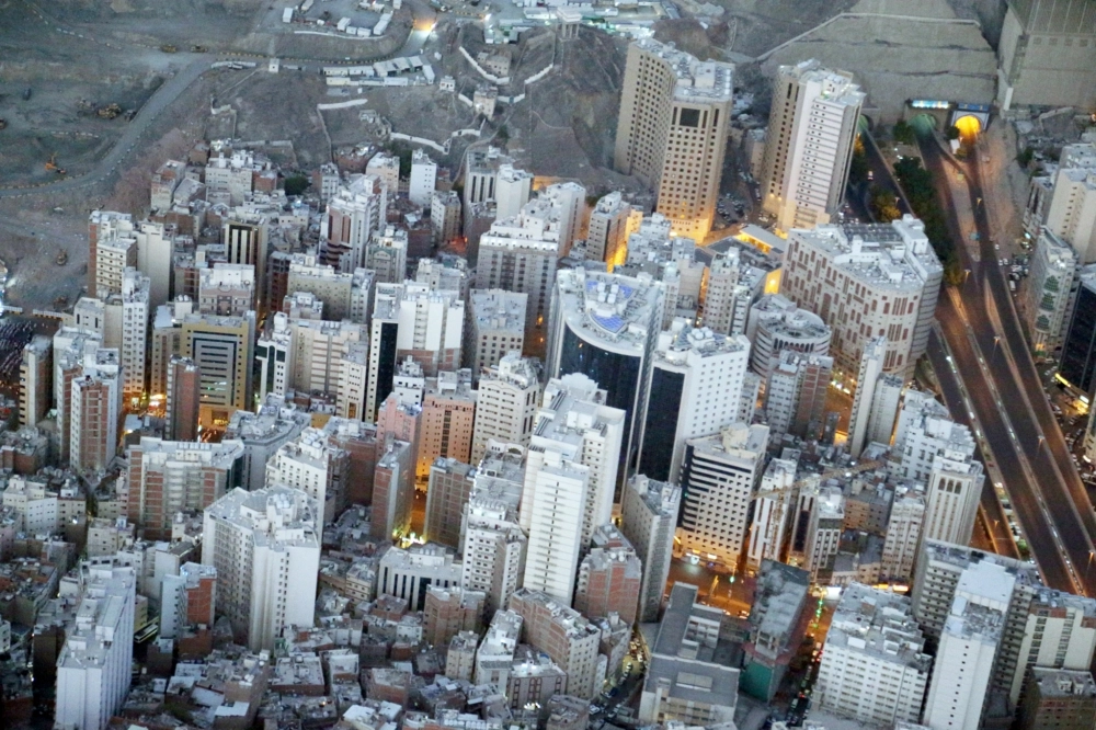 منطقة الحرم المركزية في مكة                                                                               (أحمد جابر)