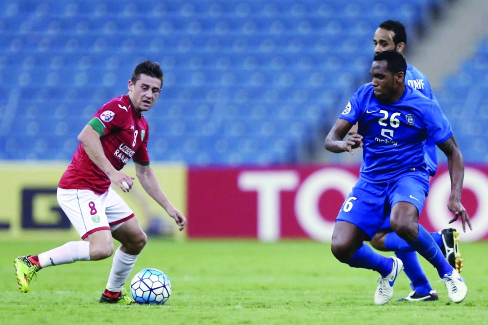 الهلال ولوكوموتيف الأوزبكي في دور الـ16                                                                (مكة)