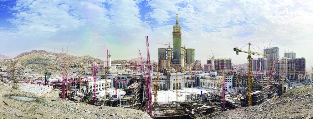 من توسعة الحرم المكي                               (أنس الحارثي)