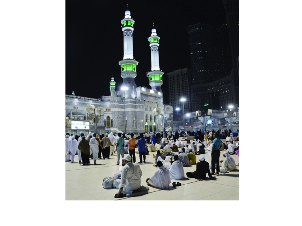 جانب من ساحات الحرم المكي           (عبدالمحسن دومان)