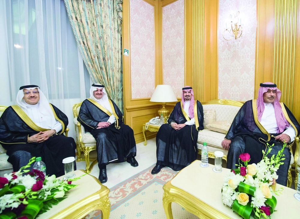 الأميران فهد بن بدر وسعود بن نايف