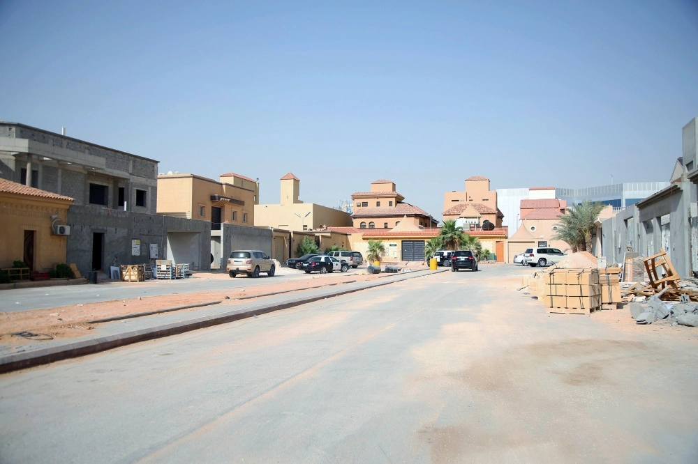 منزل العائلة المغدورة الواقع بحي الحمراء بالرياض (زياد الرزيزاء)