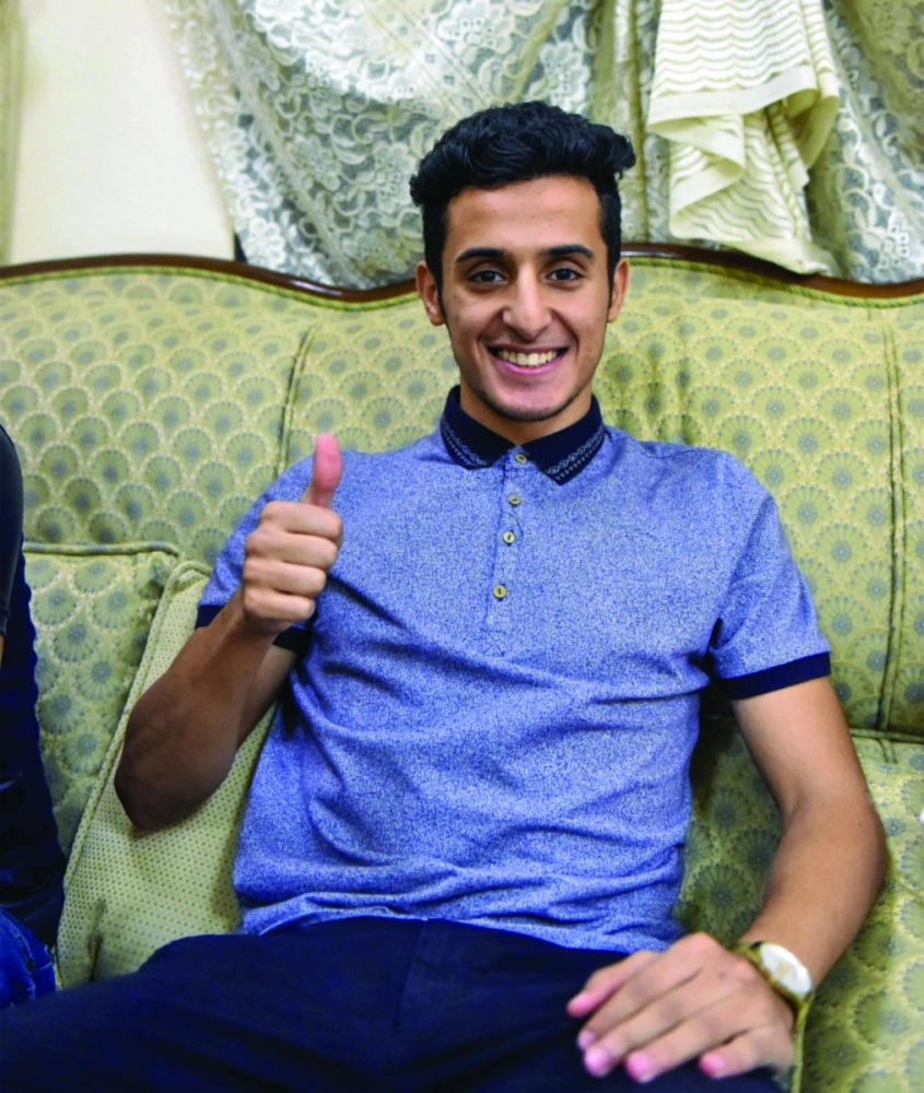 عبدالكريم القحطاني عقب التوقيع للرائد