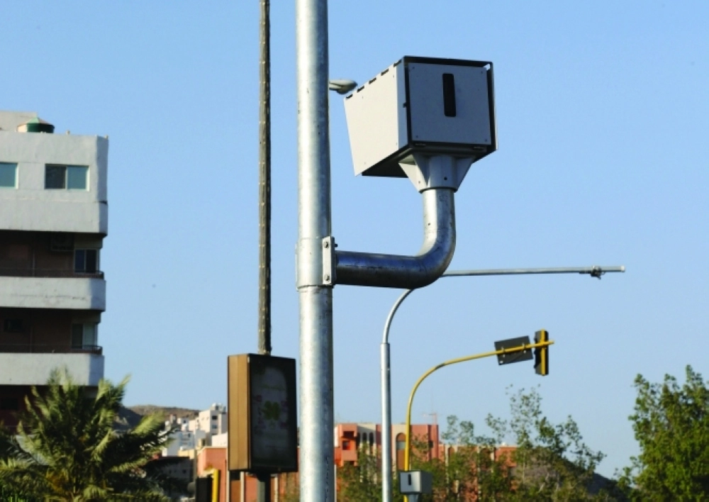 كاميرا ساهر في أحد الشوارع (مكة)