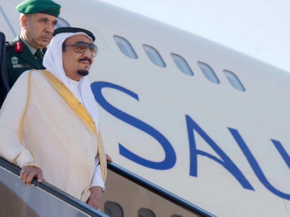 الملك لدى وصوله المغرب (واس)