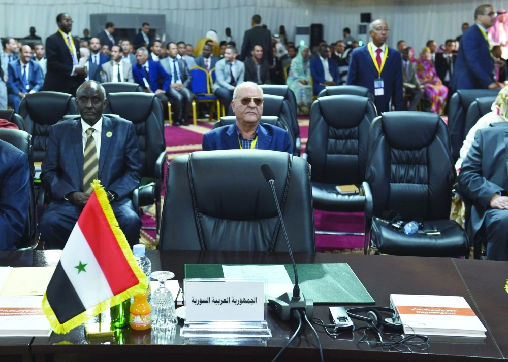 المقعد السوري ما زال شاغرا في القمم العربية      (إ ب أ)
