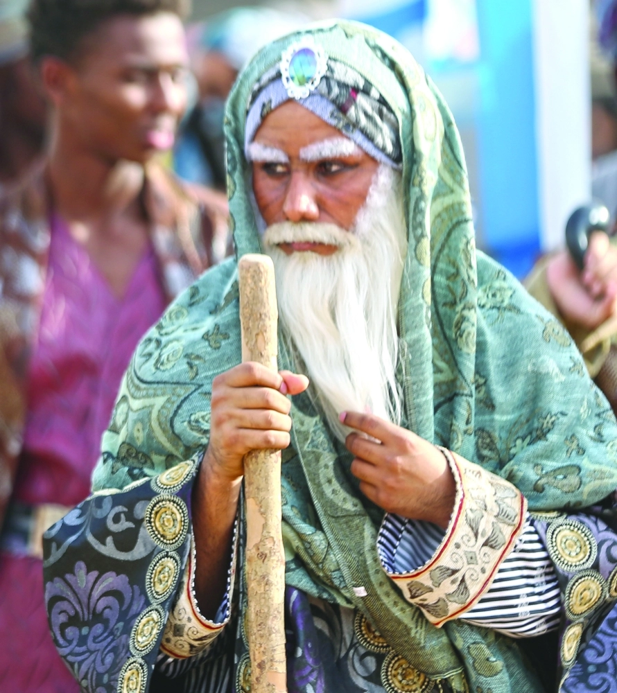 الشكل النهائي لإحدى الشخصيات بسوق عكاظ (ياسر بخش)