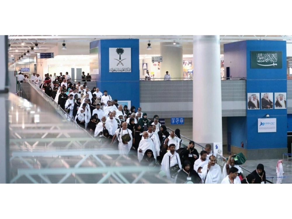 فوج من الحجاج وصل إلى جدة  (واس)