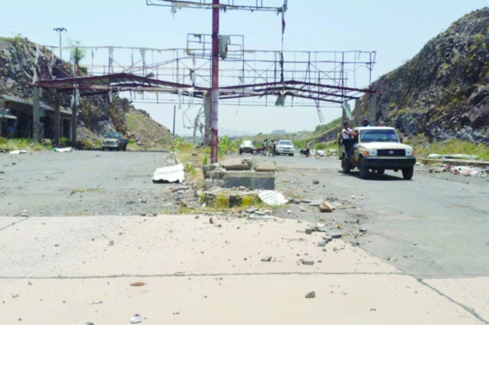 المنفذ الغربي لتعز بعد تحريره من قبضة ميليشيات الحوثي وصالح                                                                             (ياسر عقيل)