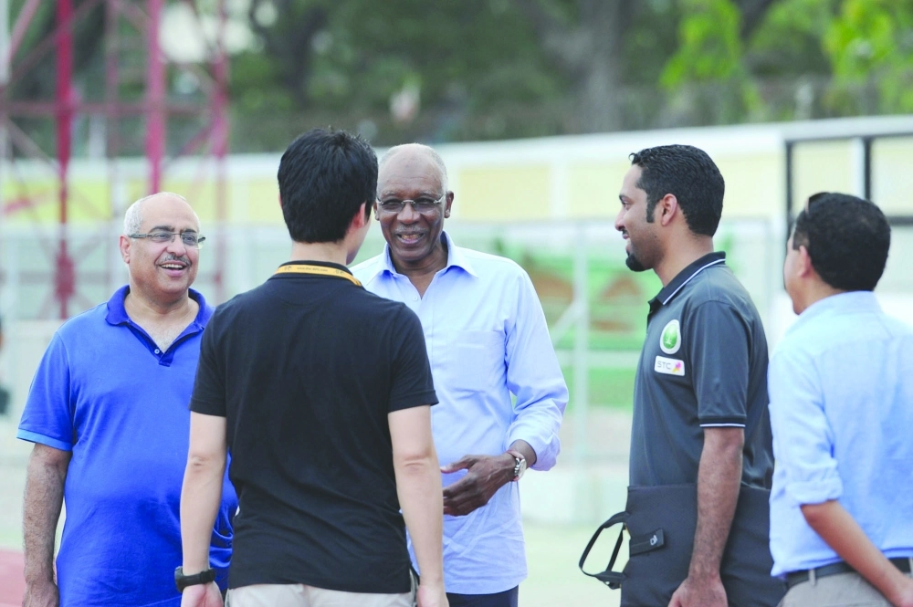 أحمد عيد خلال تحضيرات سابقة للأخضر                       (مكة)