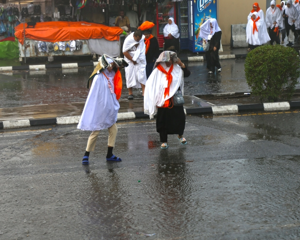 الأمطار تغسل الحجاج (أحمد جابر) 234