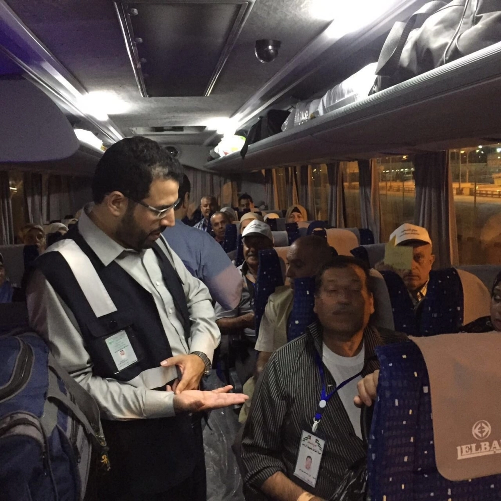 غرم الله الغامدي يتفقد الإجراءات في منفذ حالة عمار  (مكة)