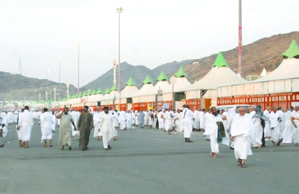 حجاج في منى العام الماضي (مكة)
