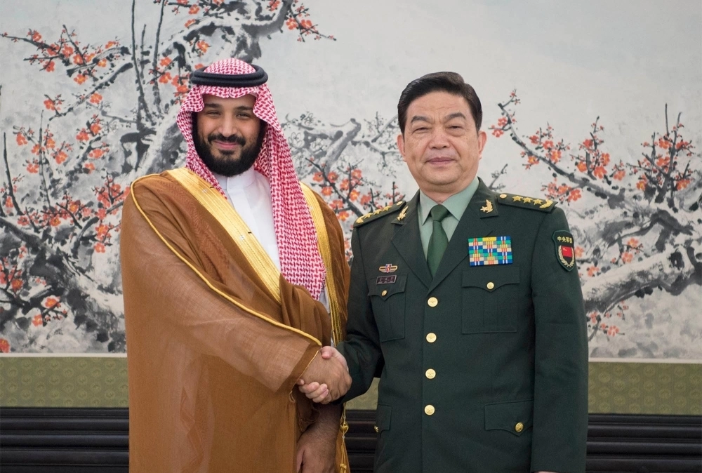 الأمير محمد بن سلمان مع تشانج وان تشيوان (واس)