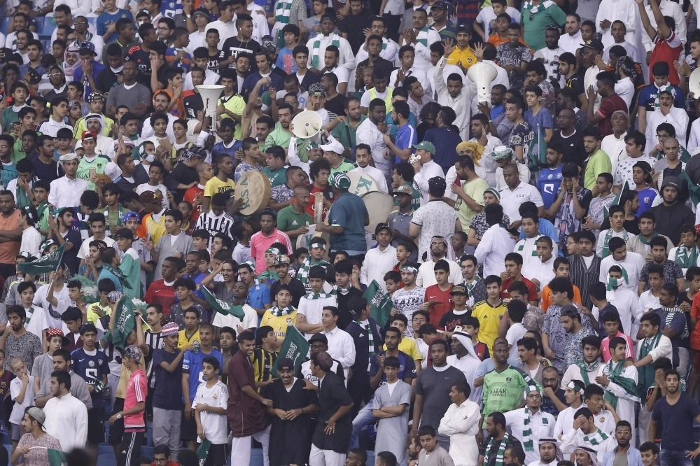 جمهور ساند المنتخب السعودي اليوم (محمد مشهور)