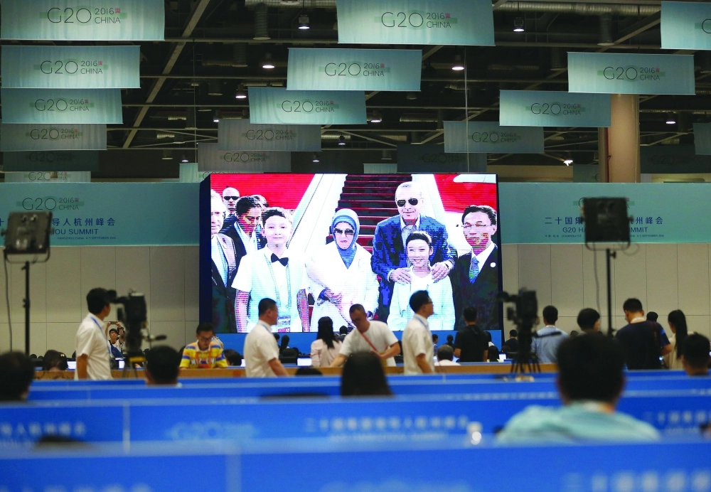 جانب من الترتيبات النهائية                              (إ ب أ)